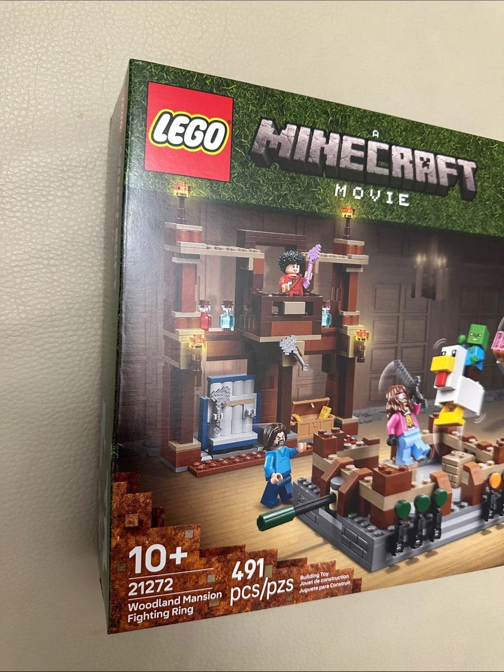 Lego 21272 Woodland Mansion Fighting Ring Minecraft Movie New